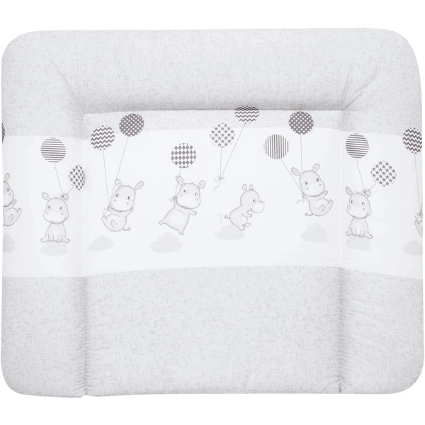 Alvi Wickelauflage Kuschel Folie Hippo Silber 69 X 69 Cm 3 Alvi Wickelauflage Kuschel Folie Hippo Silber 69 X 69 Cm