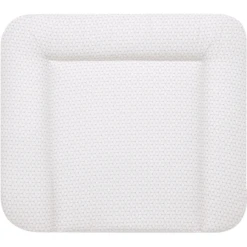 Alvi Wickelauflage Kuschel Folie Raute Taupe 80 X 75 Cm