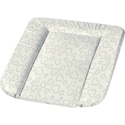 Alvi® Wickelauflage Molly Folie Hearts White 70 X 53 Cm