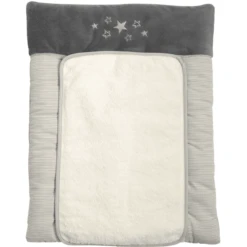 Be Be 's Collection Wickelunterlage Sternchen Grau 55x70 Cm