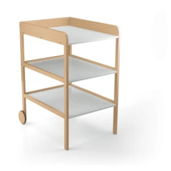 Geuther Wickelregal Clarissa XL Natur Weiß