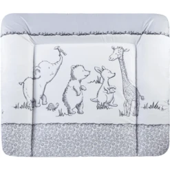 JULIUS ZÖLLNER Wickelauflage Softy Safari Grau 85 X 75 Cm