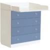 Polini Kids Baby Wickelkommode Simple 1580 Weiß-blau -Geschäft Für Babypflegeprodukte polini kids baby wickelkommode simple 1580 weiss blau a265055