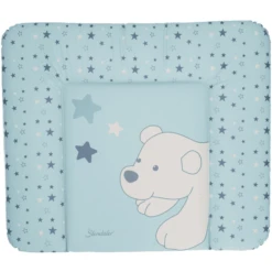 Sterntaler Wickelauflage Bedruckt Elia Hellblau 85 X 72 Cm